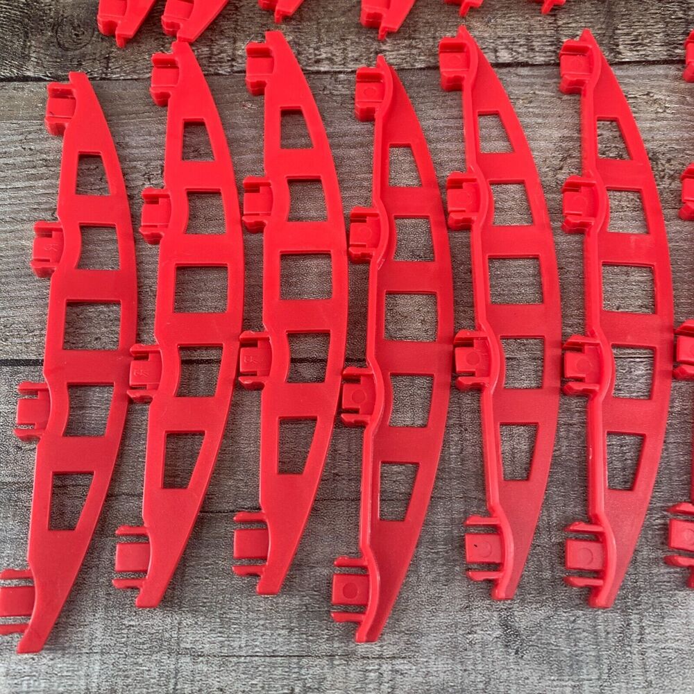 Rokenbok Lot Red Building Ramp Rails Bridge Pieces - Picture 3 of 16